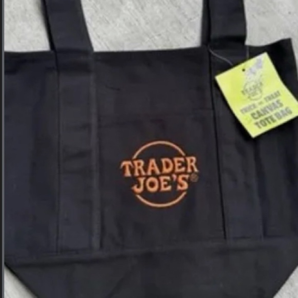 Trader Joe’s, mini Black Tote Bag NWT for ONE BAG